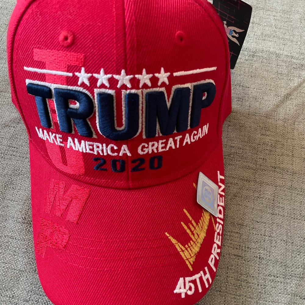 DC Red Embroidered Cap